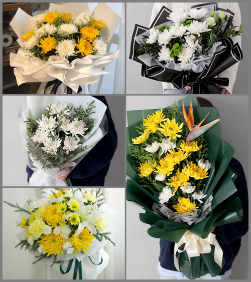 宁夏石嘴山市平罗县灵沙乡白事花束代送